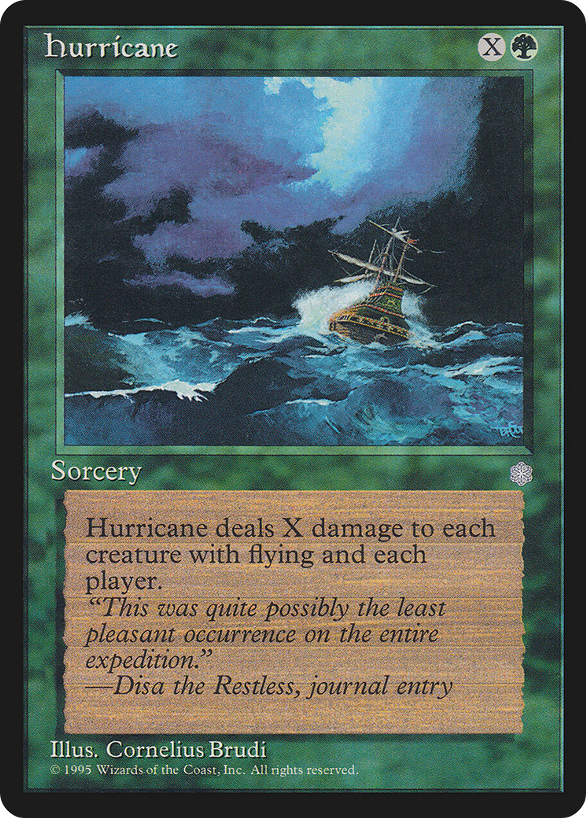 Hurricane — Ice Age — Magic: The Gathering