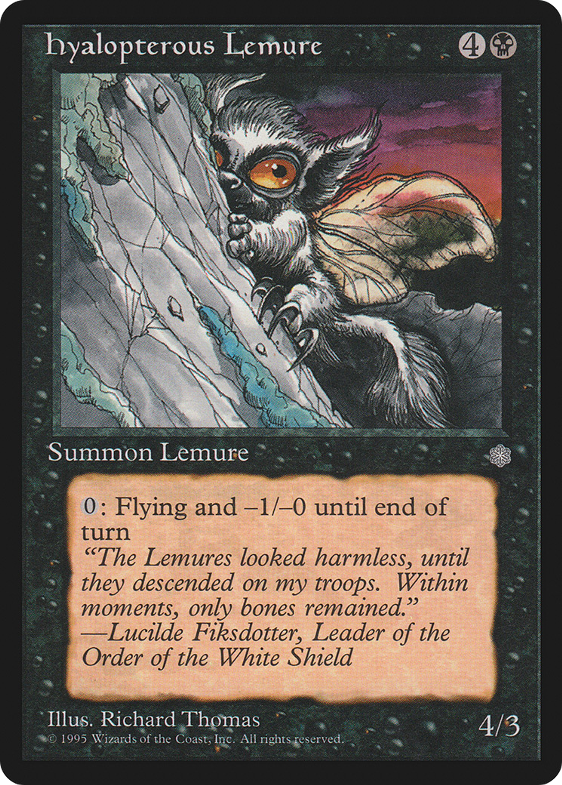 Lemur hyaloptère — Ice Age — Magic: The Gathering