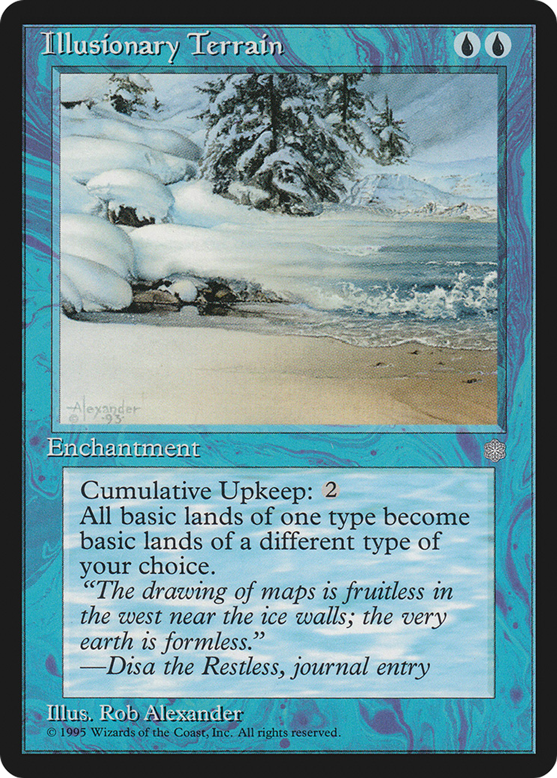 Illusionary Terrain — Ice Age — Magic: The Gathering