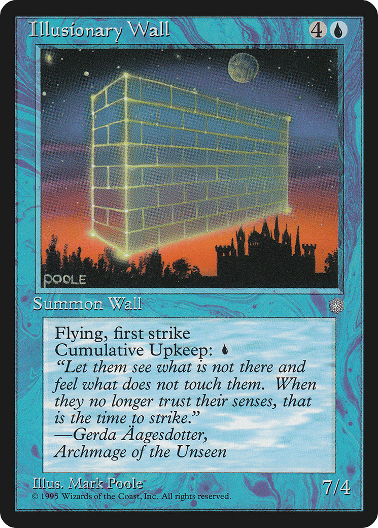Mur illusoire — Ice Age — Magic: The Gathering