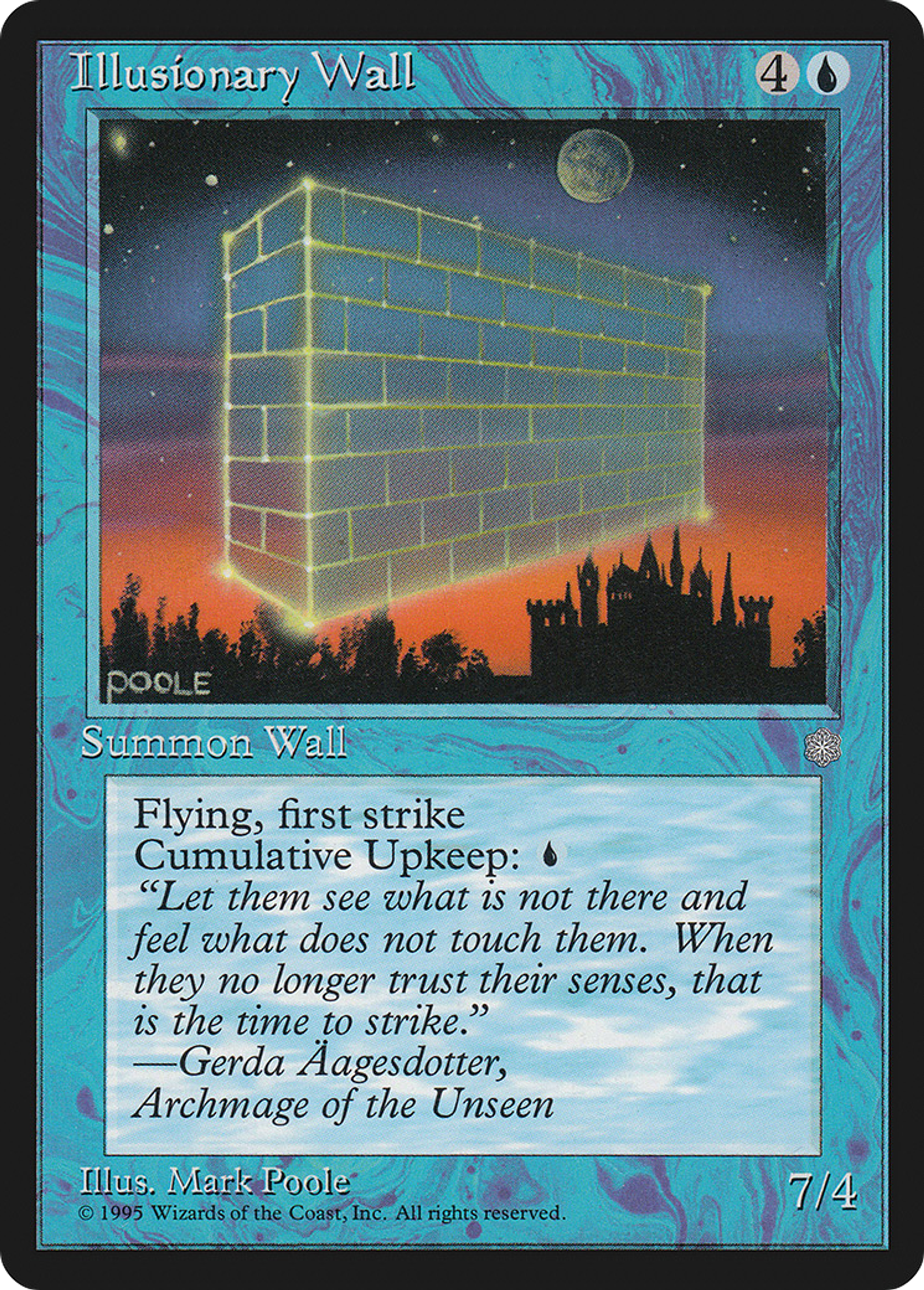 Illusionary Wall — Ice Age — Magic: The Gathering