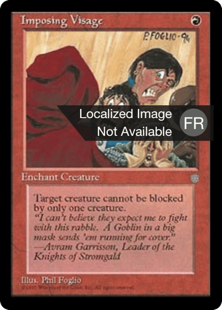 Face imposante — Ice Age — Magic: The Gathering