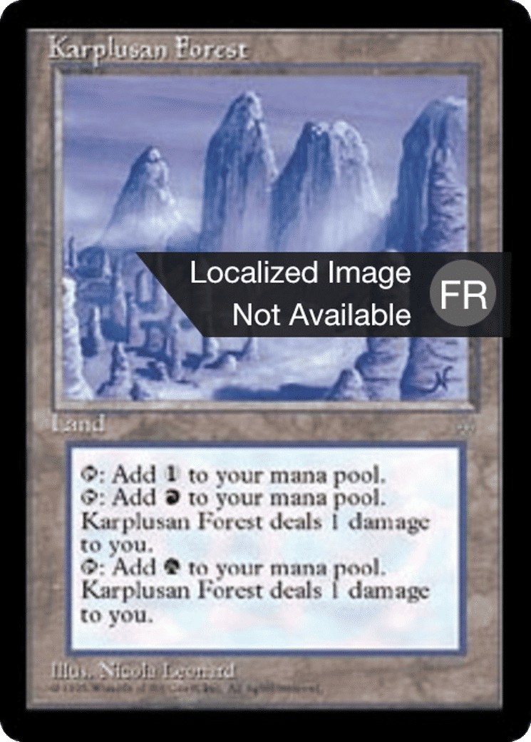 Forêt de Karpluse — Ice Age — Magic: The Gathering