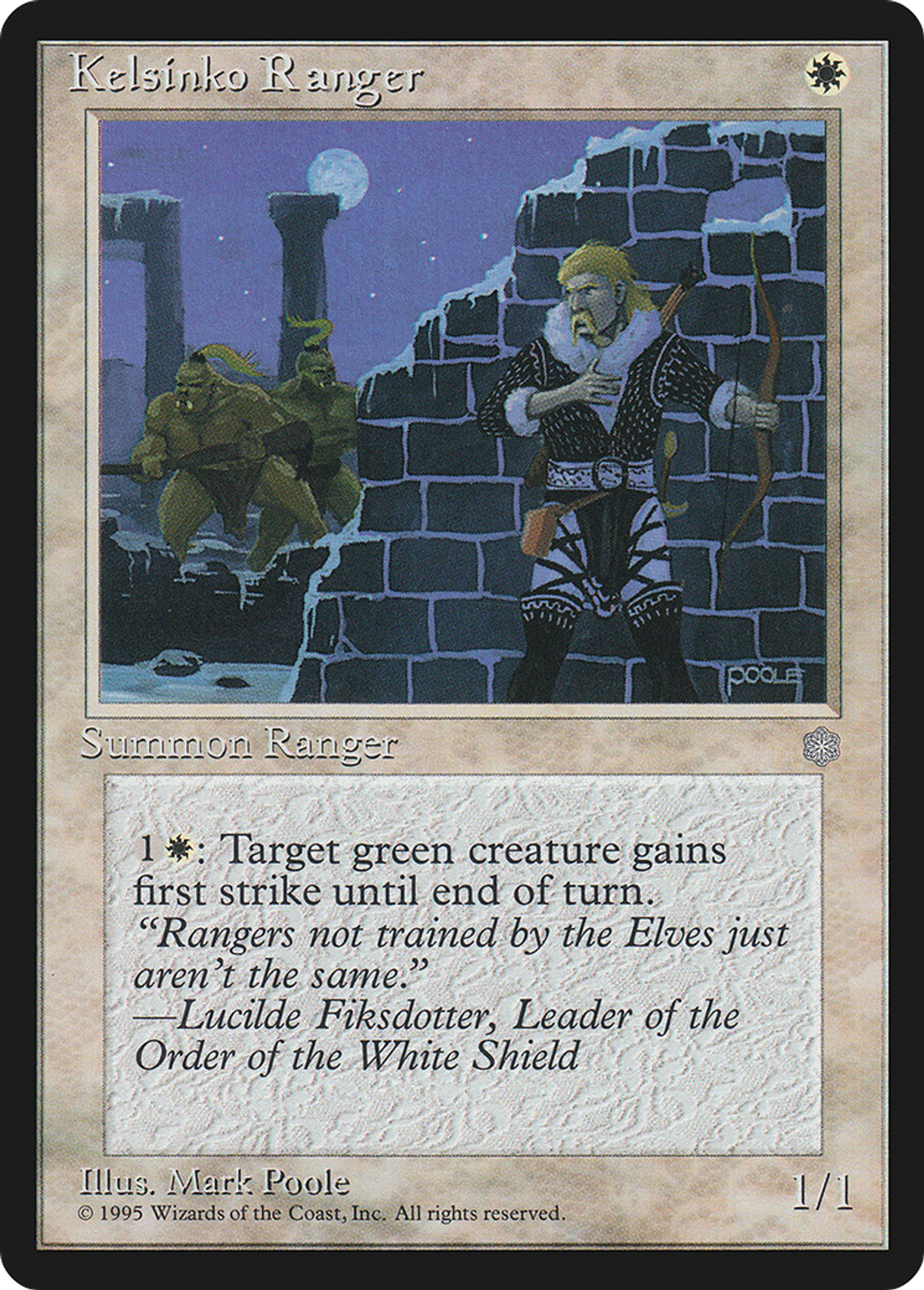 Ranger kelsinkois — Ice Age — Magic: The Gathering