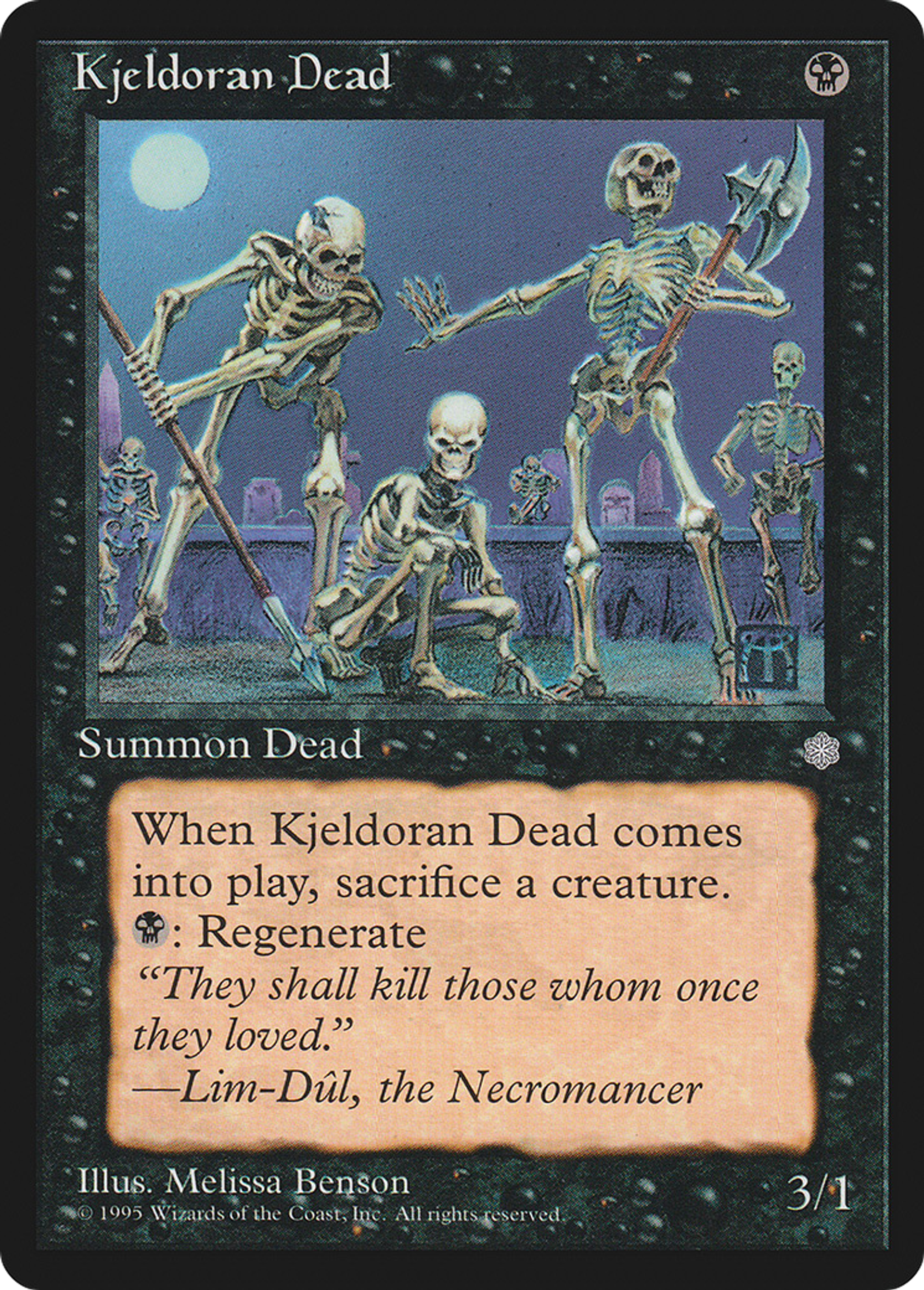 Kjeldoran Dead — Ice Age — Magic: The Gathering