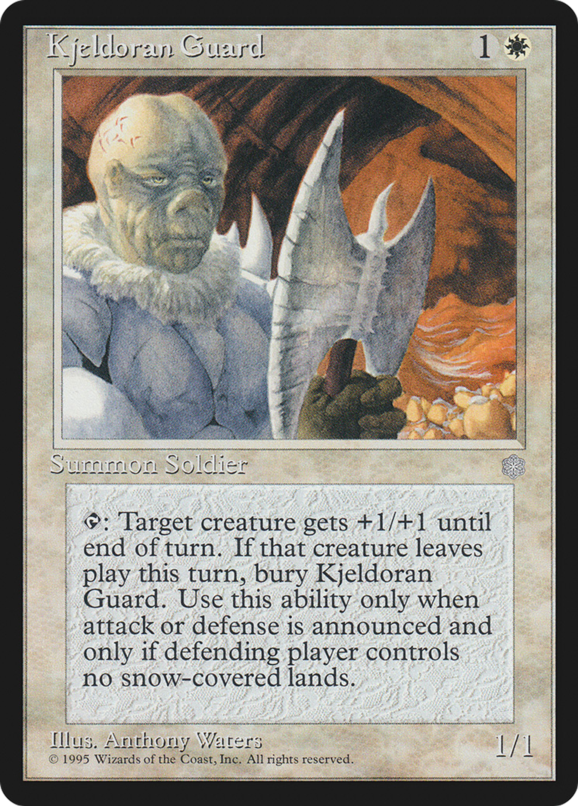 Garde du Kjeldor — Ice Age — Magic: The Gathering