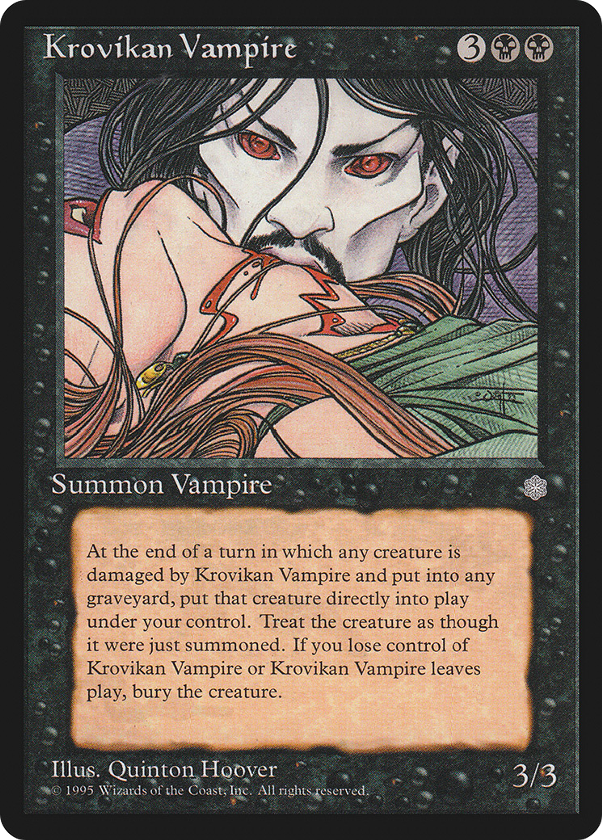 Vampire Krovois — Ice Age — Magic: The Gathering