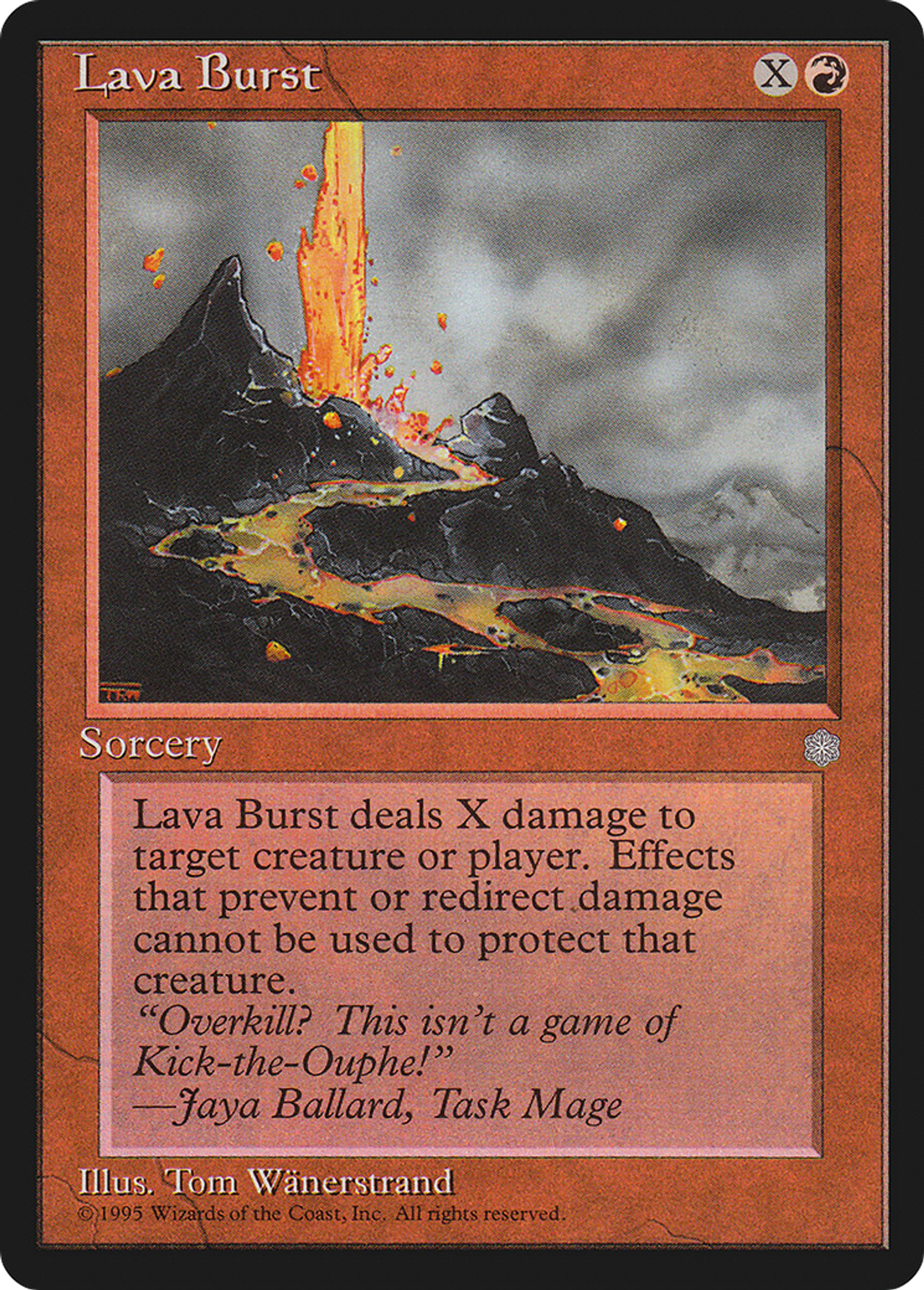 Lava Burst — Ice Age — Magic: The Gathering