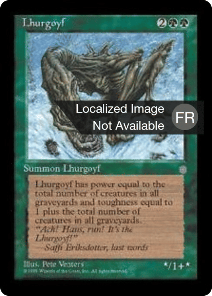 lhurgoyf — Ice Age — Magic: The Gathering