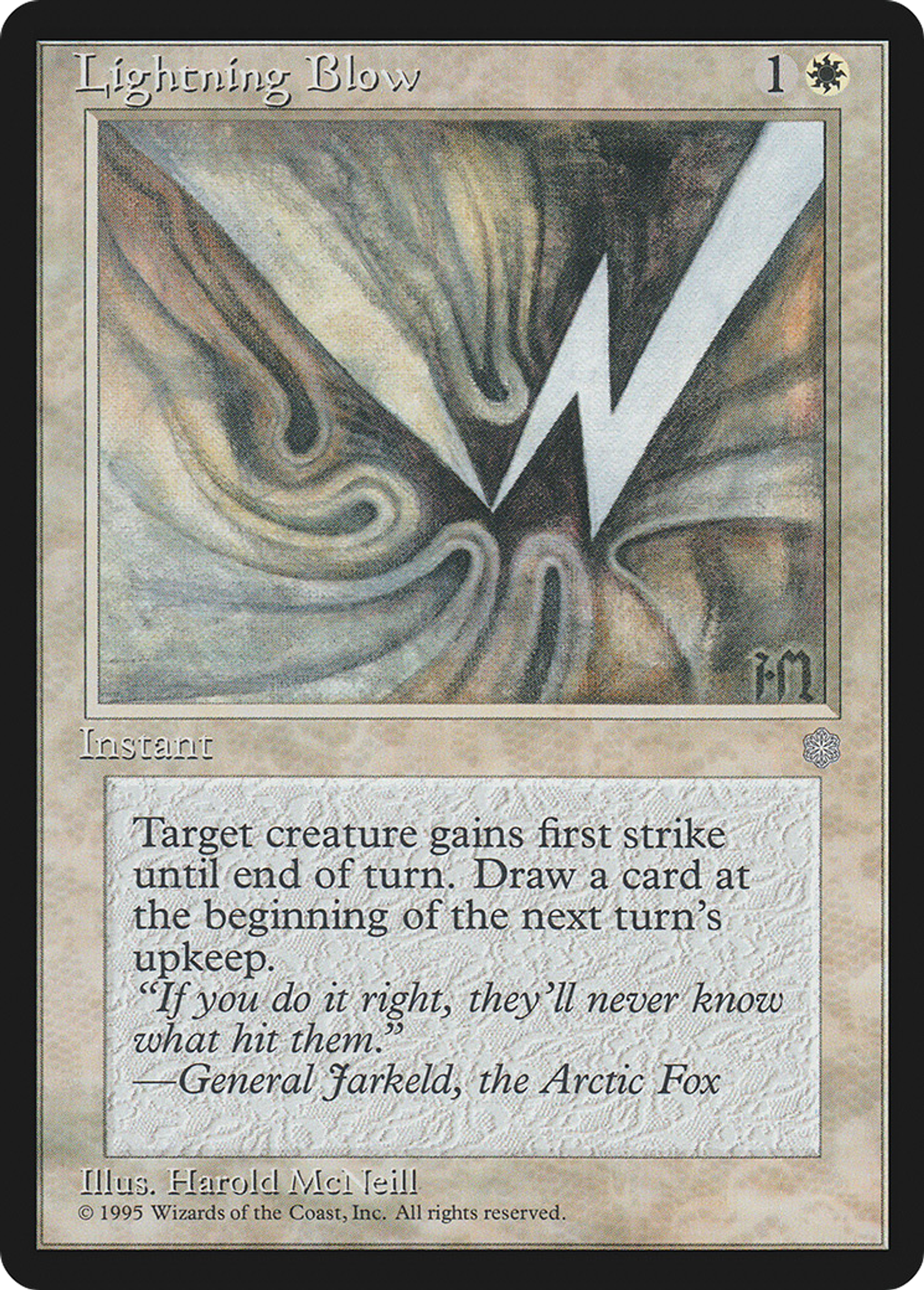 Lightning Blow — Ice Age — Magic: The Gathering