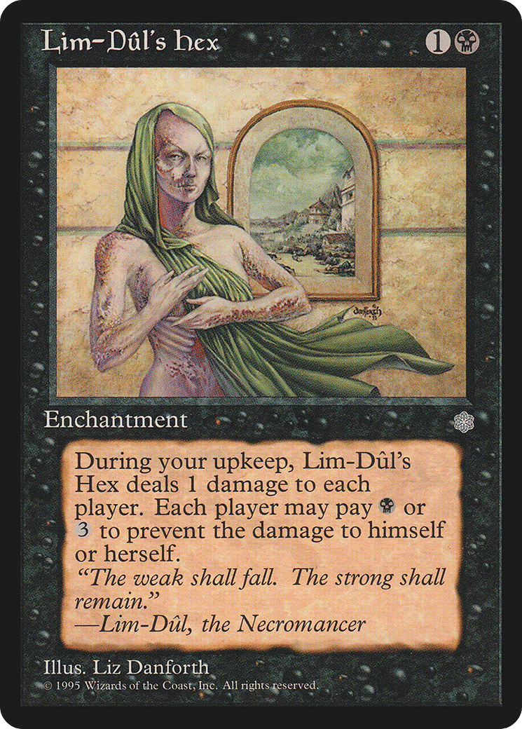 Lim-Dûl's Hex — Ice Age — Magic: The Gathering