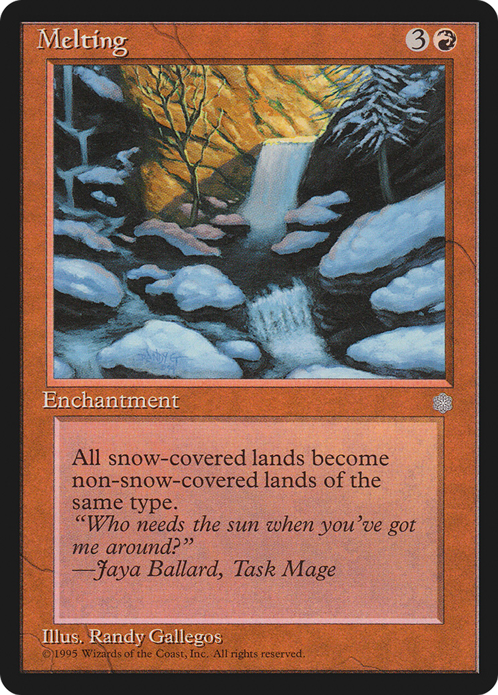 Melting — Ice Age — Magic: The Gathering