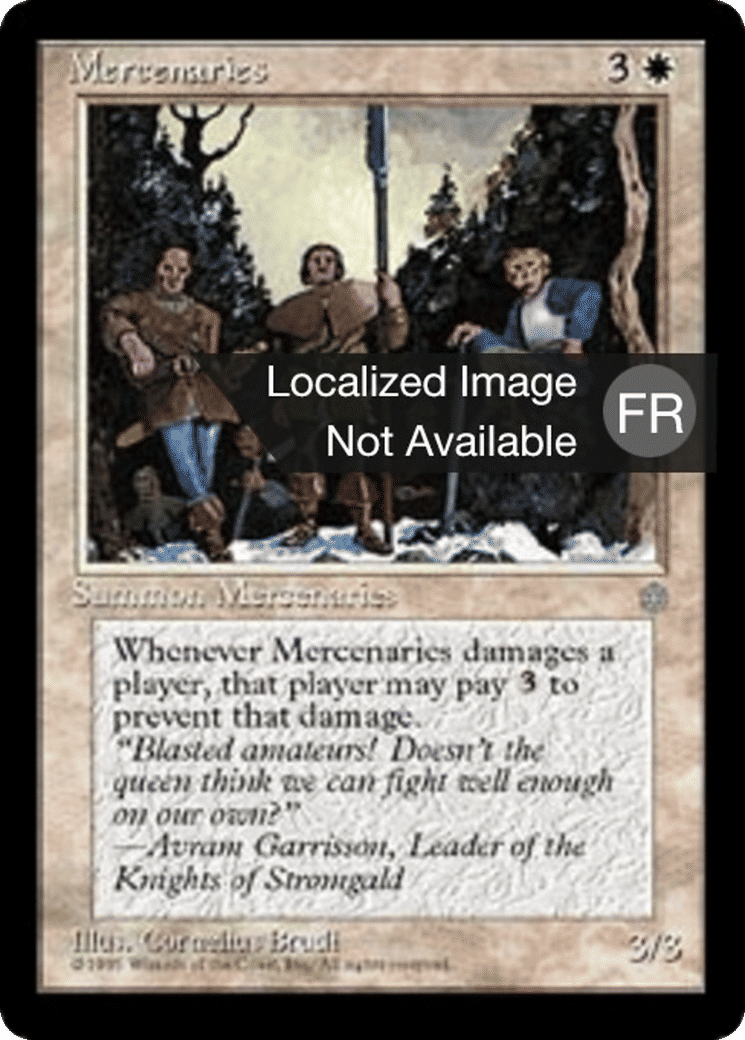 Mercenaires — Ice Age — Magic: The Gathering
