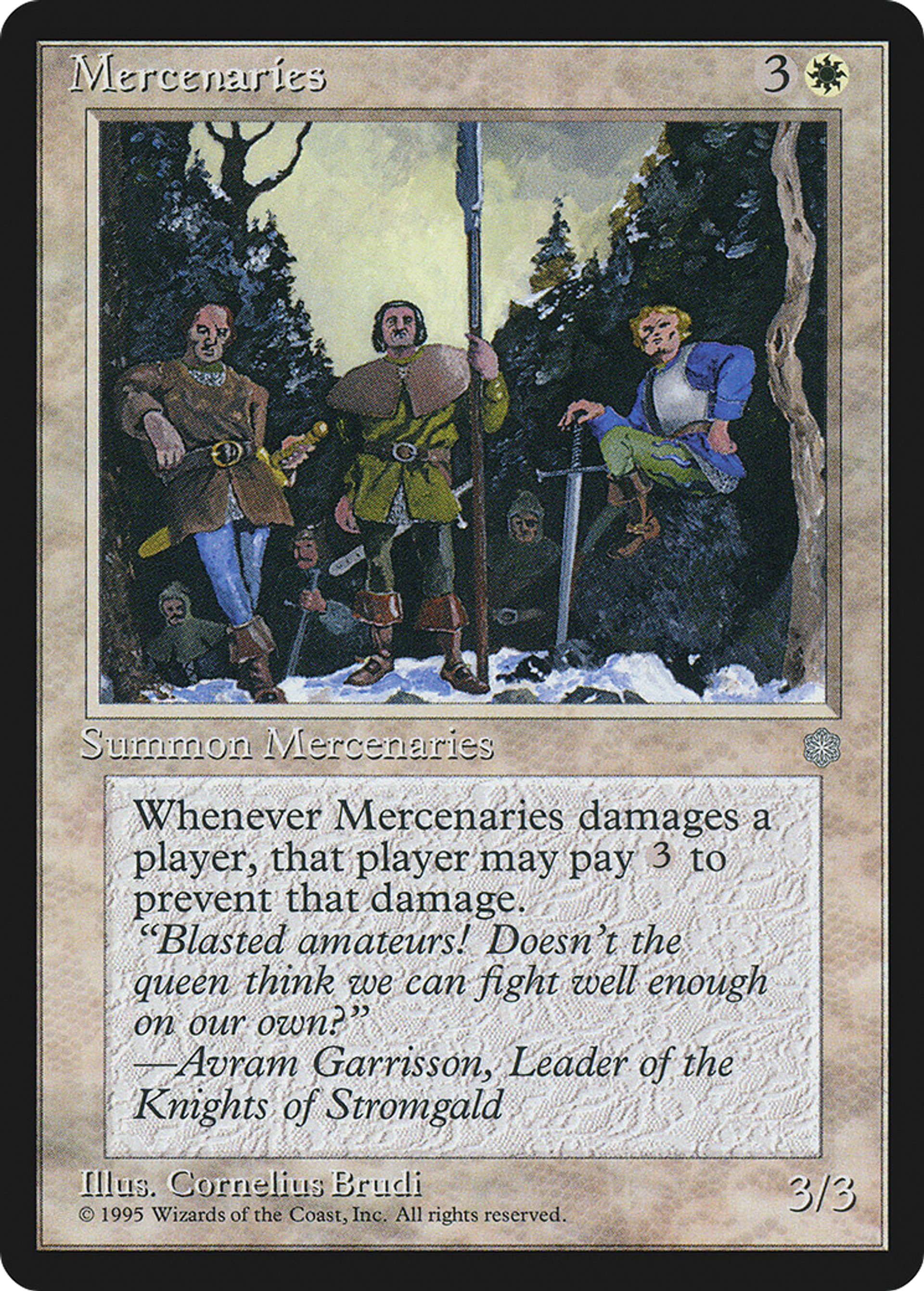 Mercenaries — Ice Age — Magic: The Gathering