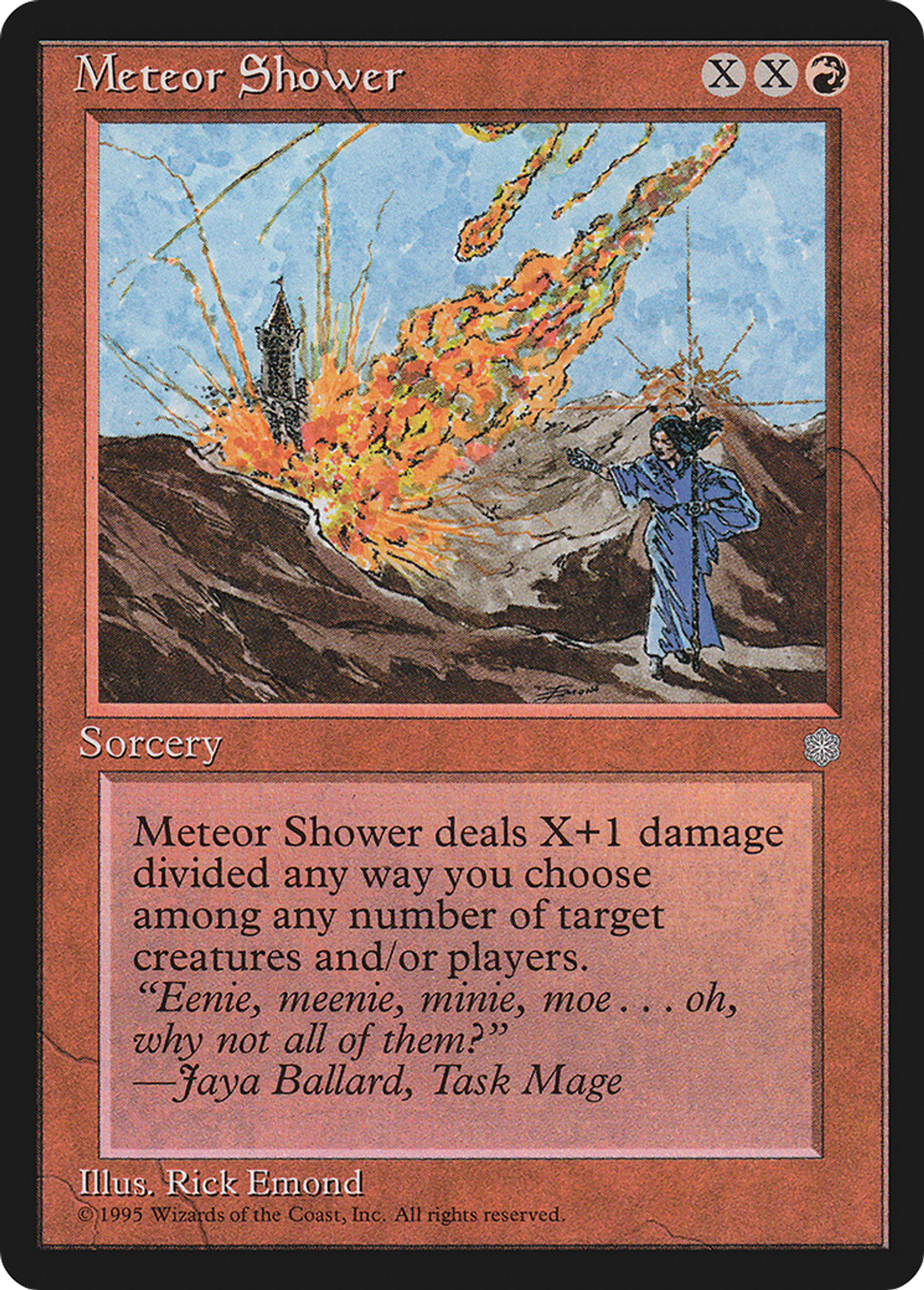 Pluie de météores — Ice Age — Magic: The Gathering