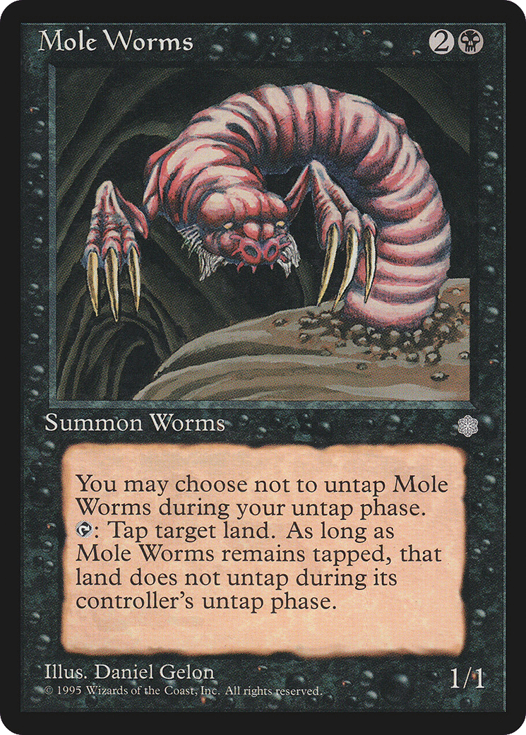 Mole Worms — Ice Age — Magic: The Gathering