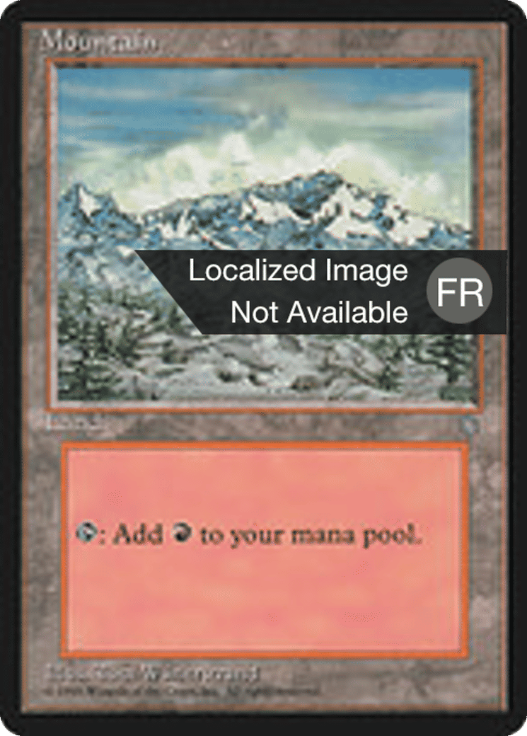 Montagne — Ice Age — Magic: The Gathering