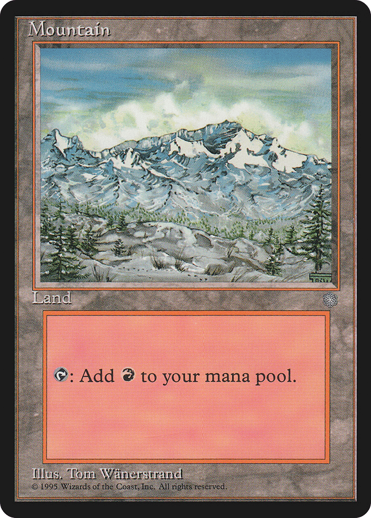 Mountain — Ice Age — Magic: The Gathering