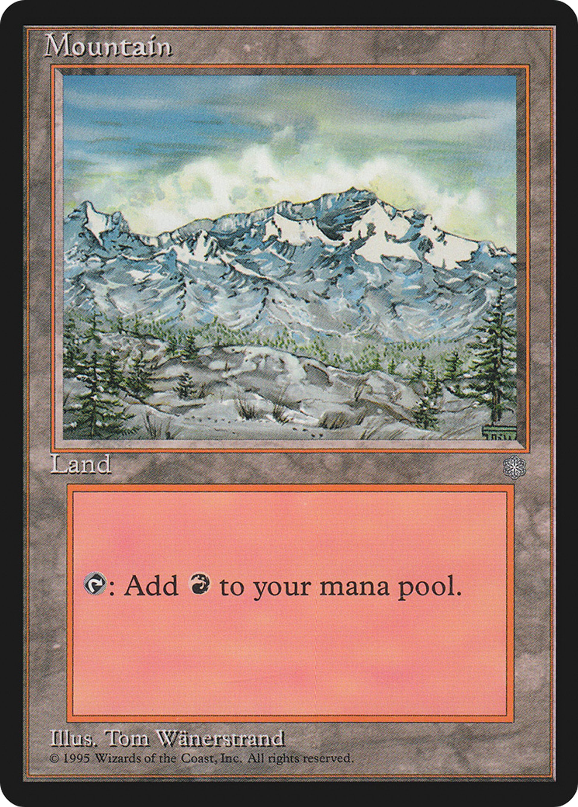 Mountain — Ice Age — Magic: The Gathering