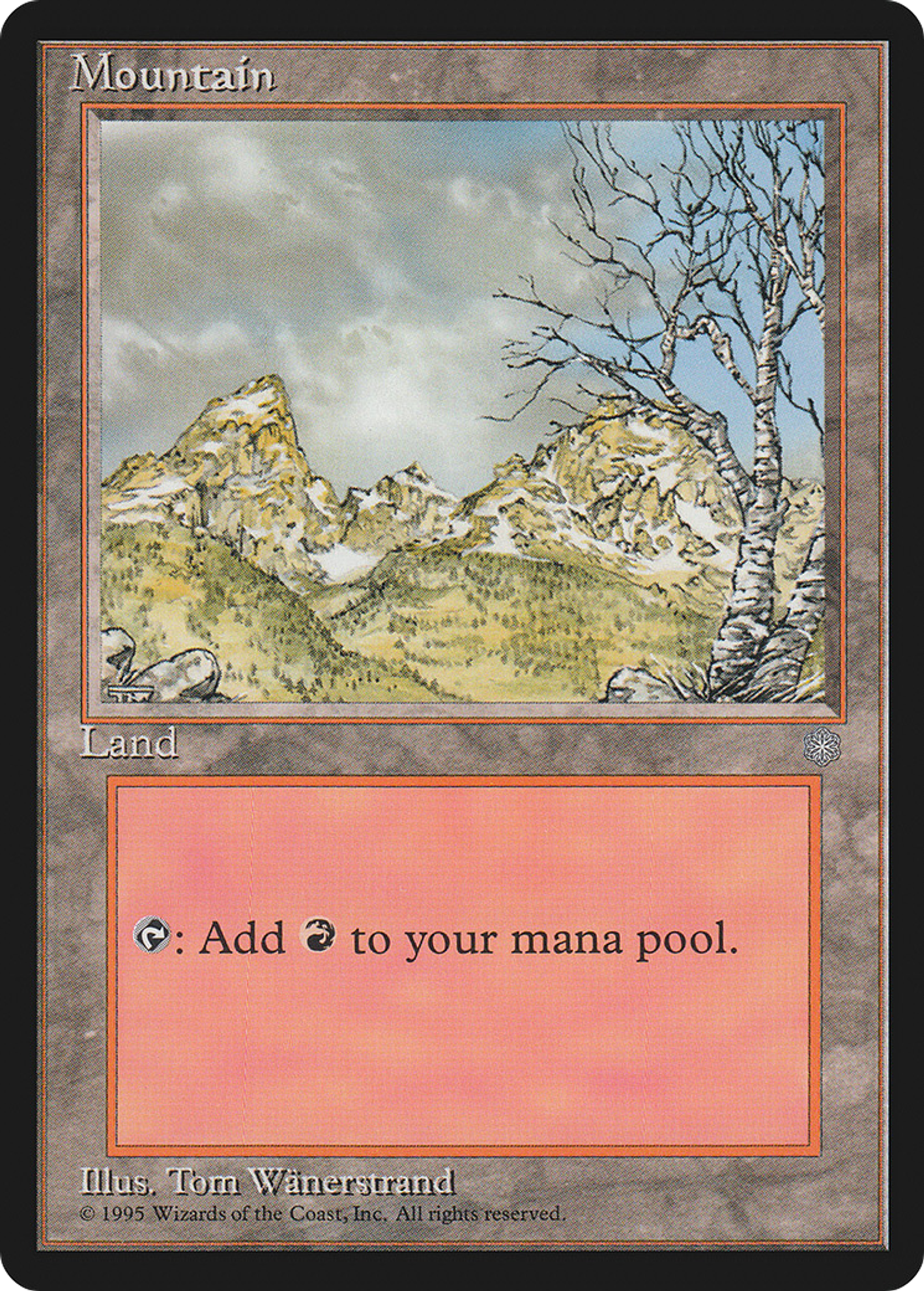 Mountain — Ice Age — Magic: The Gathering
