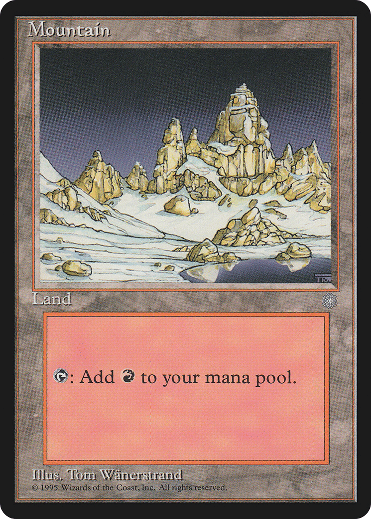 Mountain — Ice Age — Magic: The Gathering
