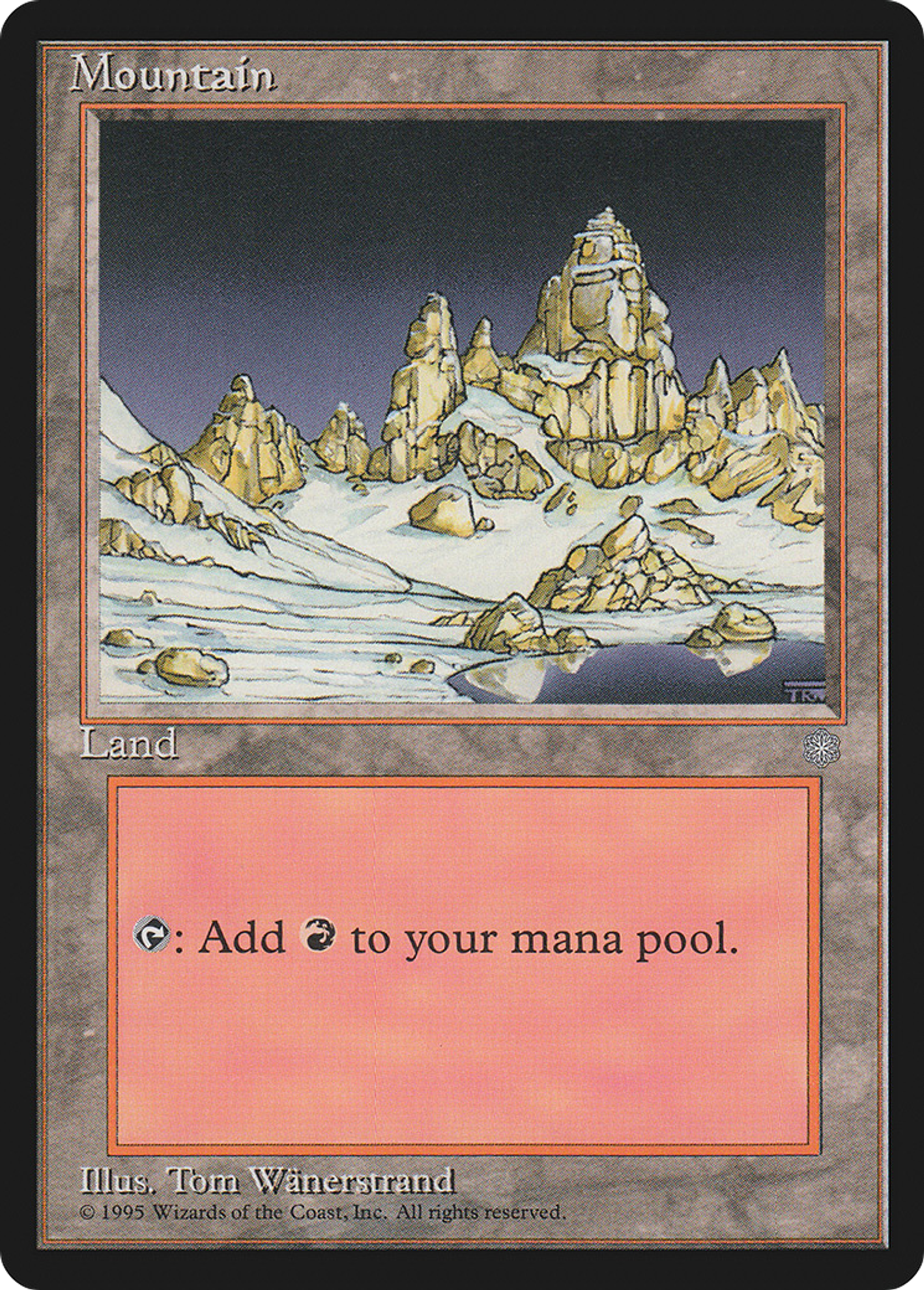 Montagne — Ice Age — Magic: The Gathering