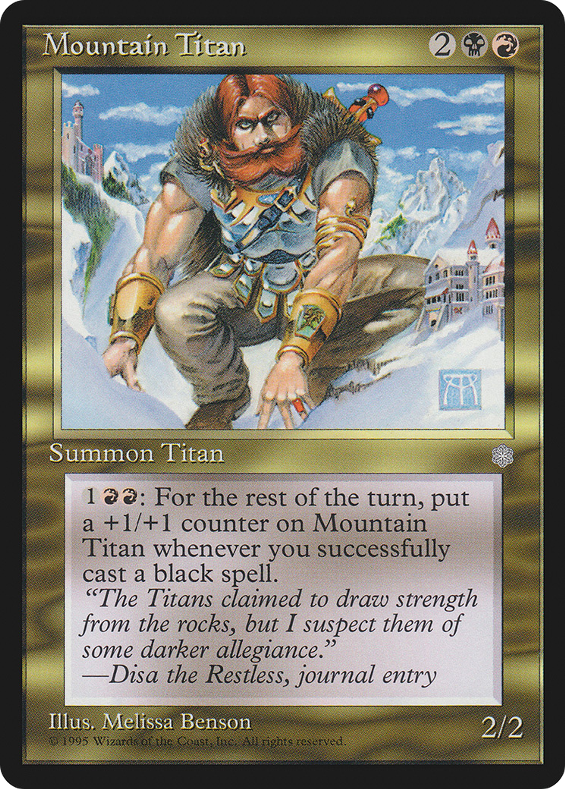 Titan des montagnes — Ice Age — Magic: The Gathering