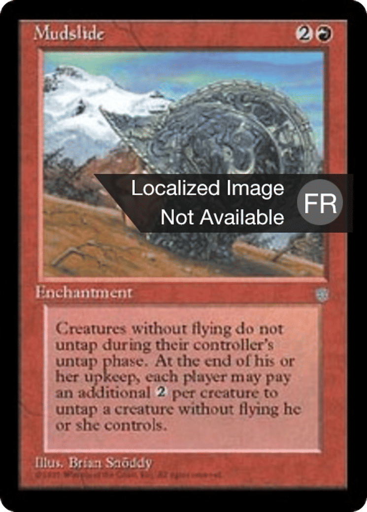 Coulée de boue — Ice Age — Magic: The Gathering