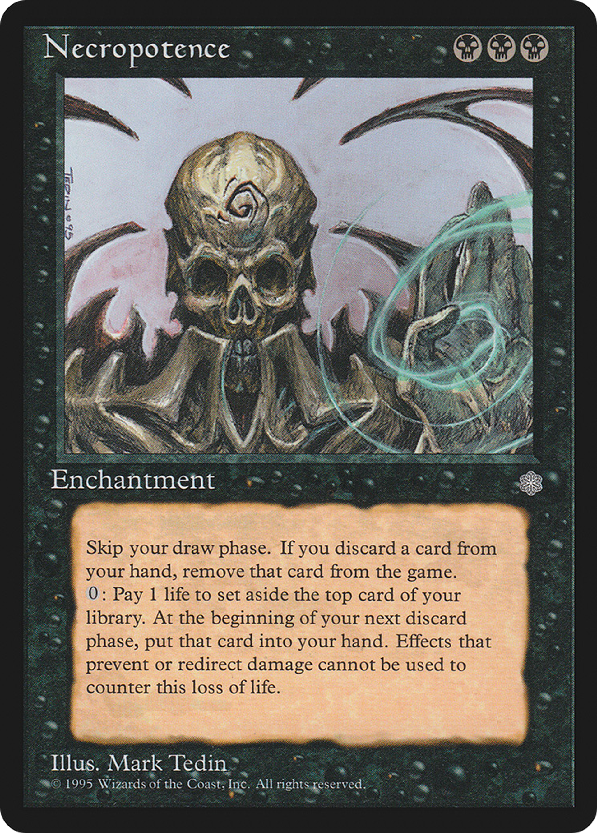 Necropotence — Ice Age — Magic: The Gathering
