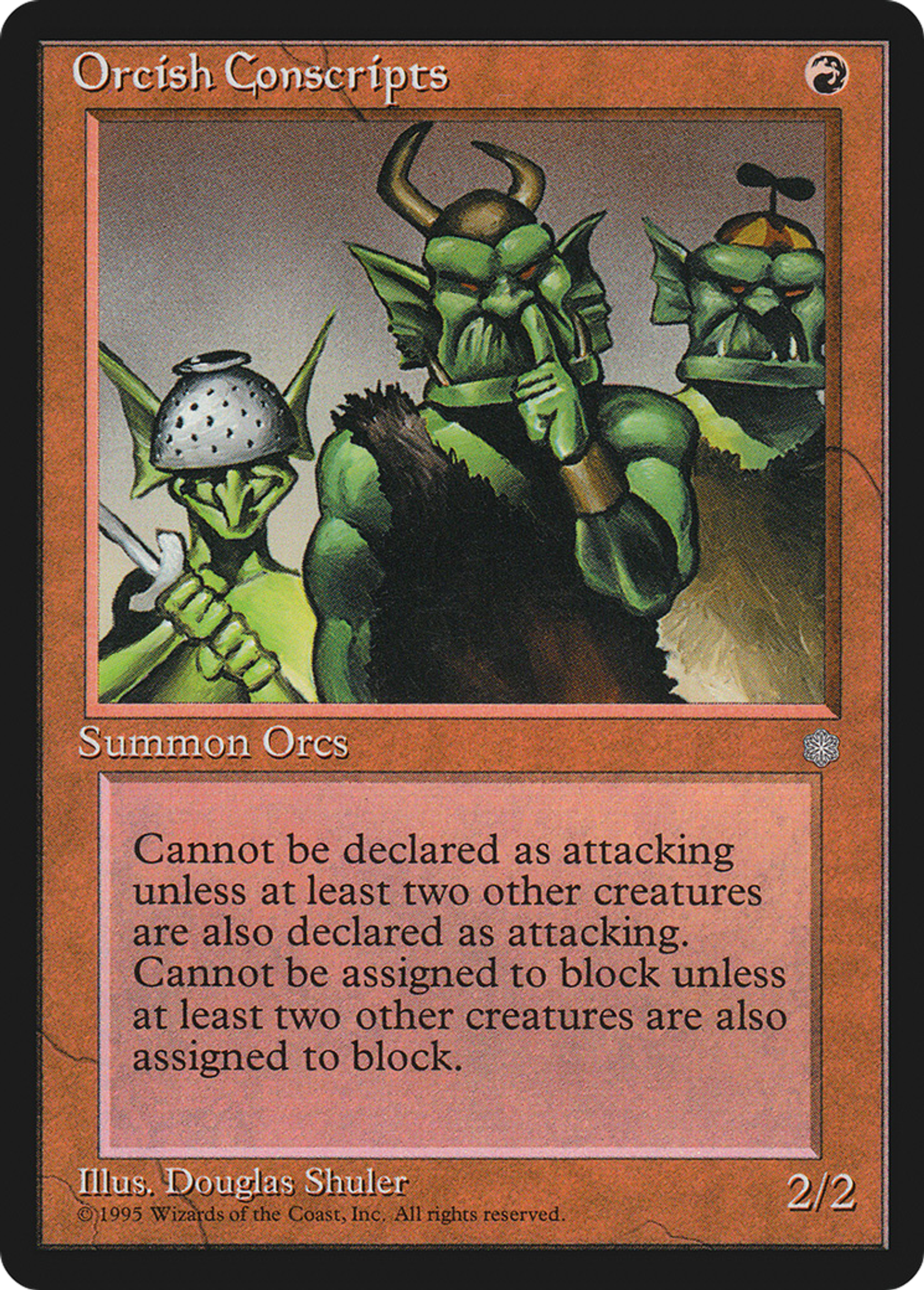 Orcish Conscripts — Ice Age — Magic: The Gathering