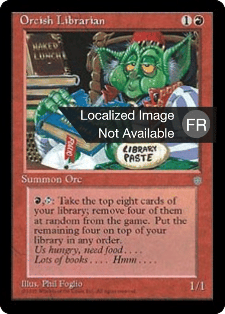 Bibliothécaire orque — Ice Age — Magic: The Gathering