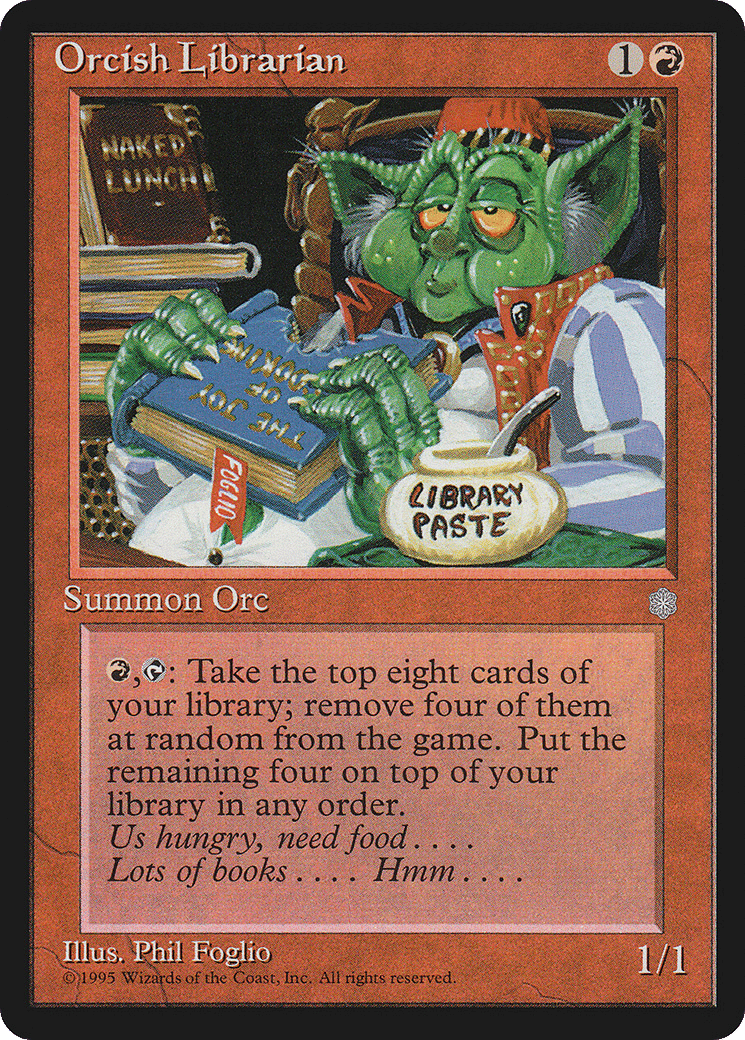 Orcish Librarian — Ice Age — Magic: The Gathering