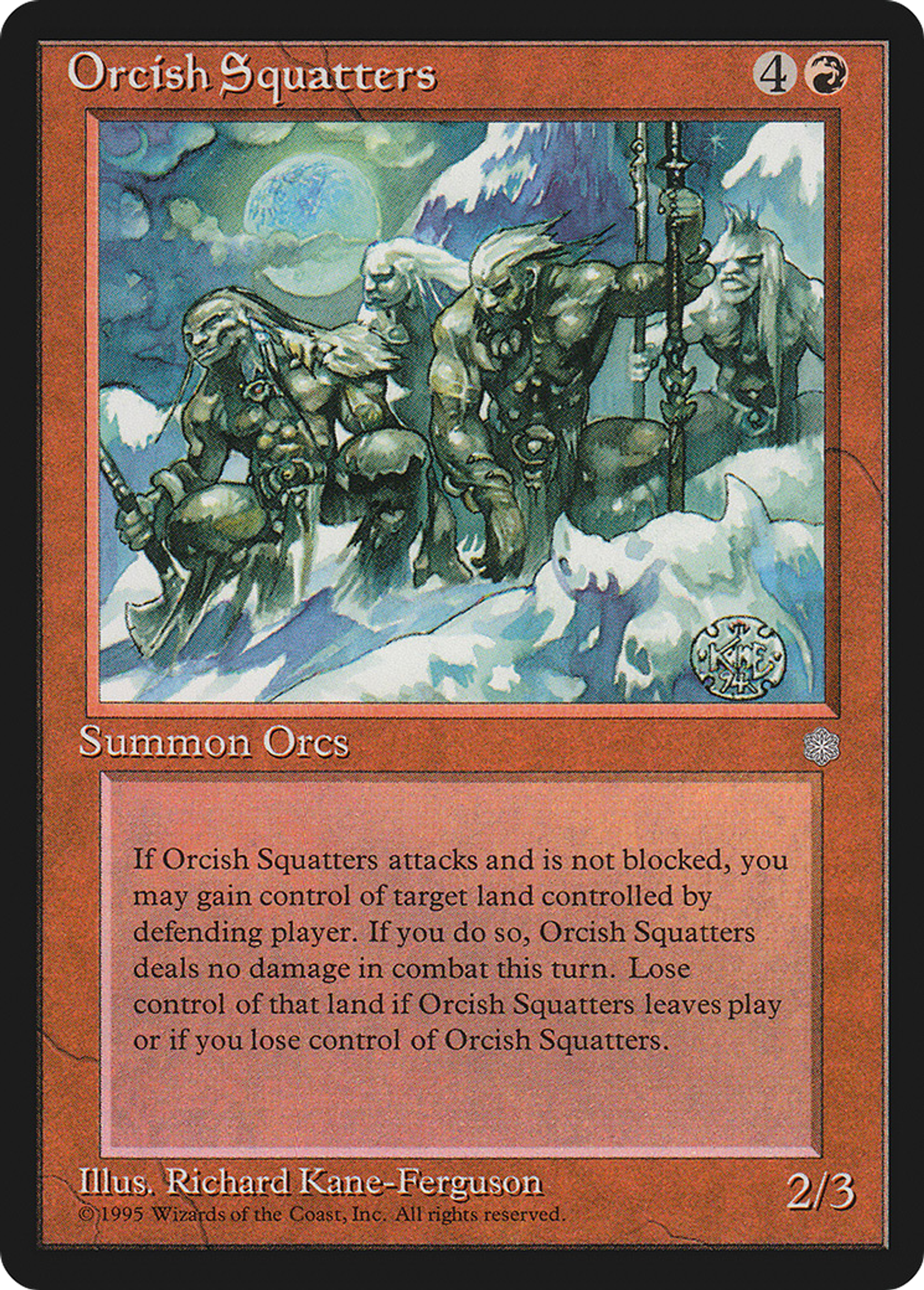 Squatters orques — Ice Age — Magic: The Gathering