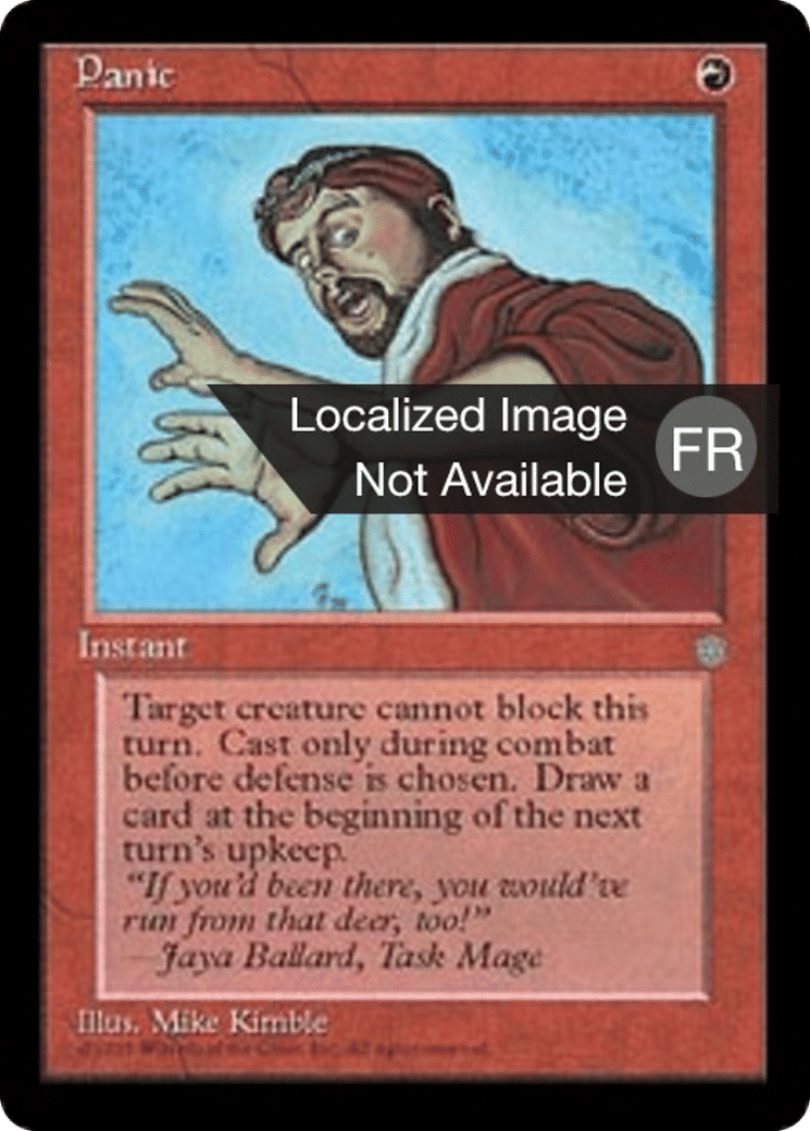 Panique — Ice Age — Magic: The Gathering