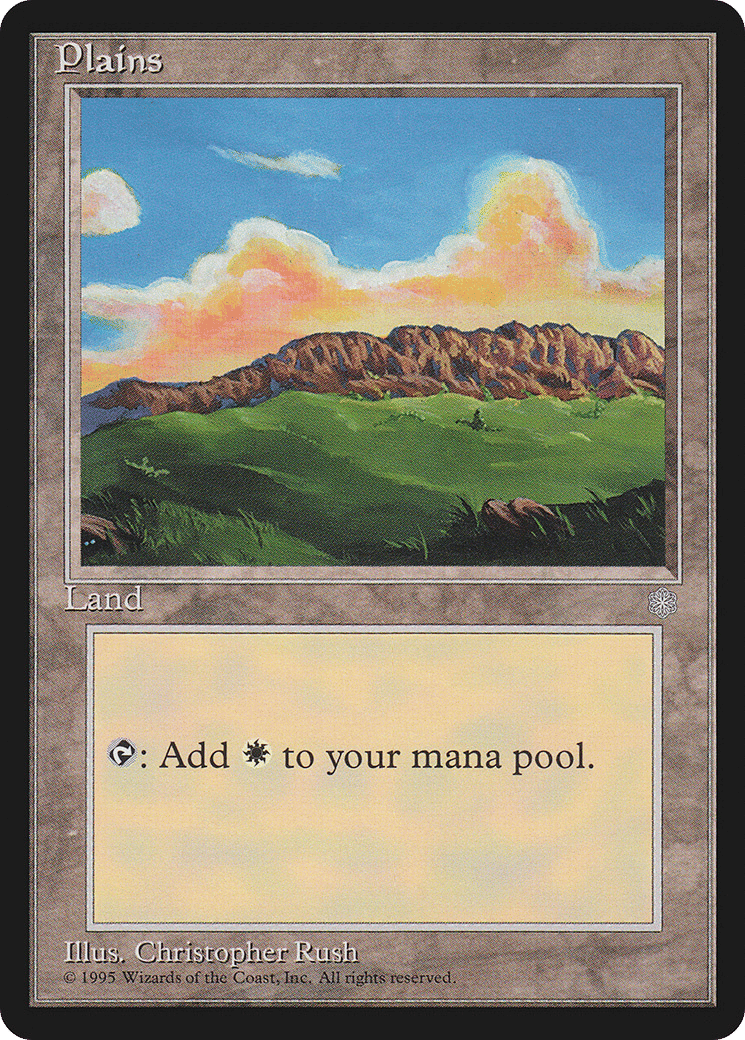 Plains — Ice Age — Magic: The Gathering