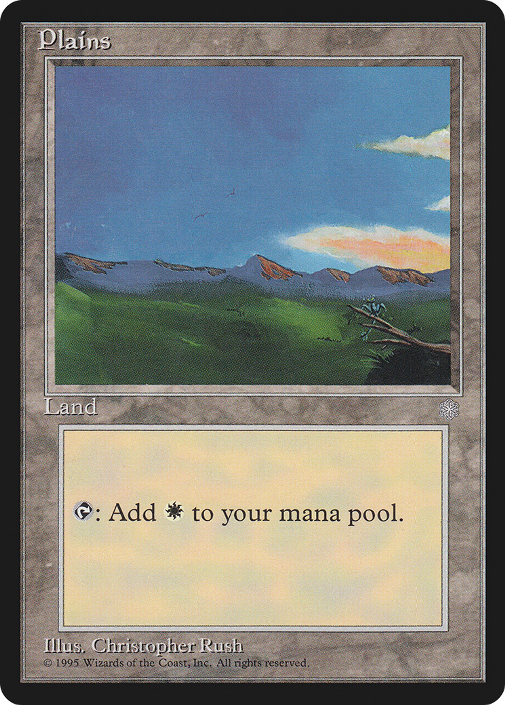Plains — Ice Age — Magic: The Gathering