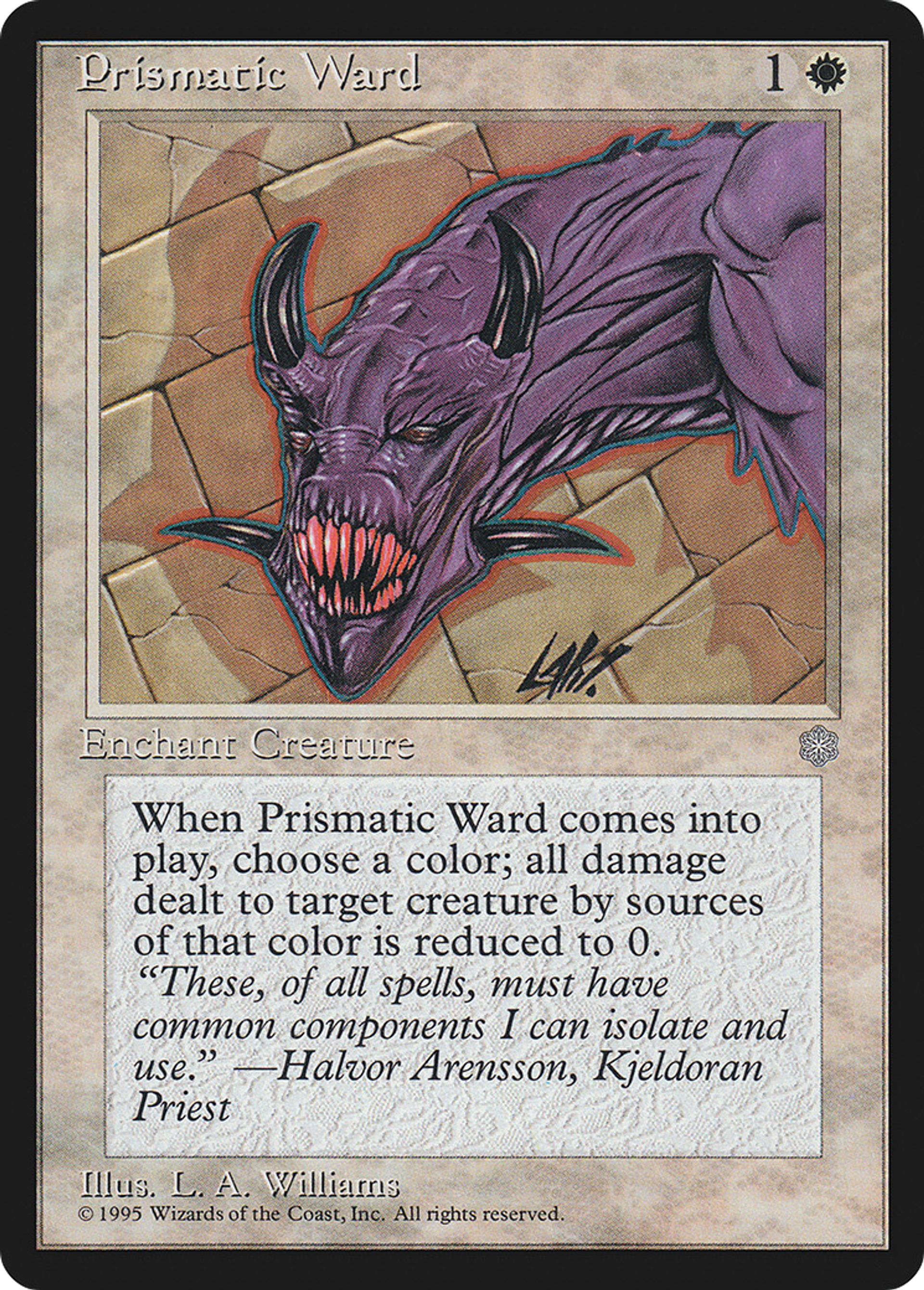 Rune de garde prismatique — Ice Age — Magic: The Gathering
