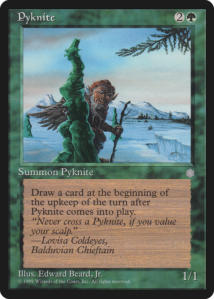 Pyknite — Ice Age — Magic: The Gathering