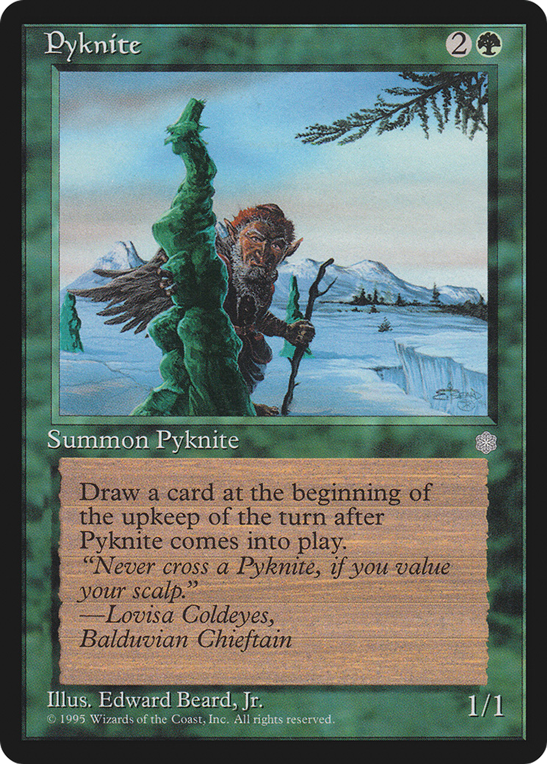 Pyknite — Ice Age — Magic: The Gathering