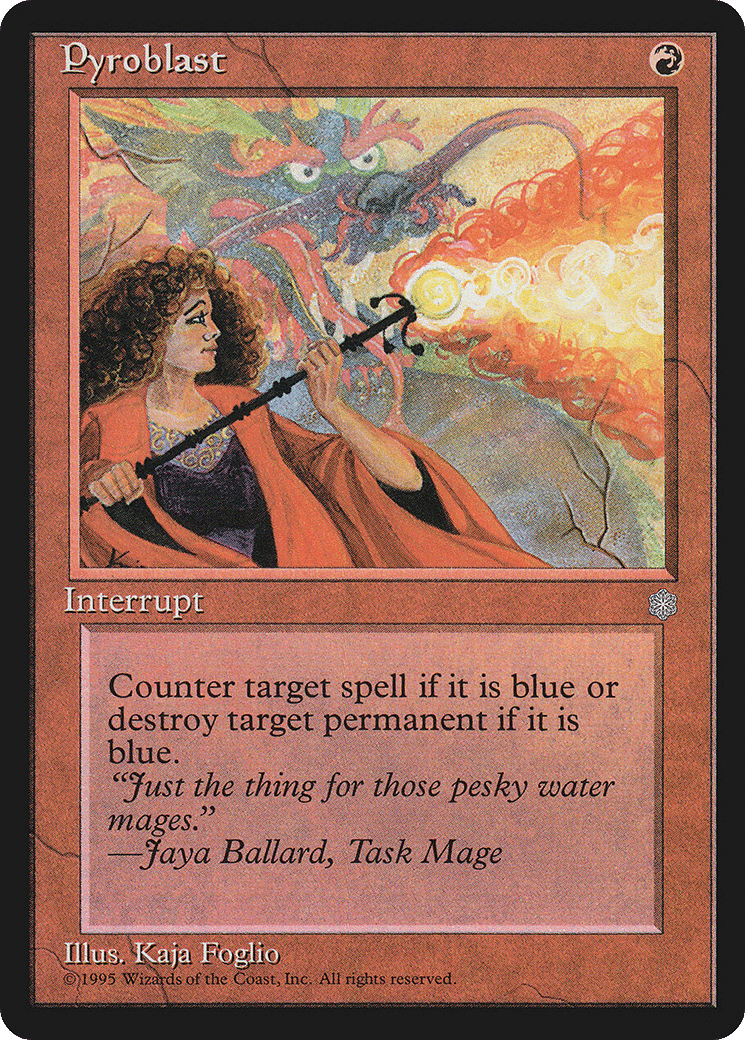 Pyroblast — Ice Age — Magic: The Gathering
