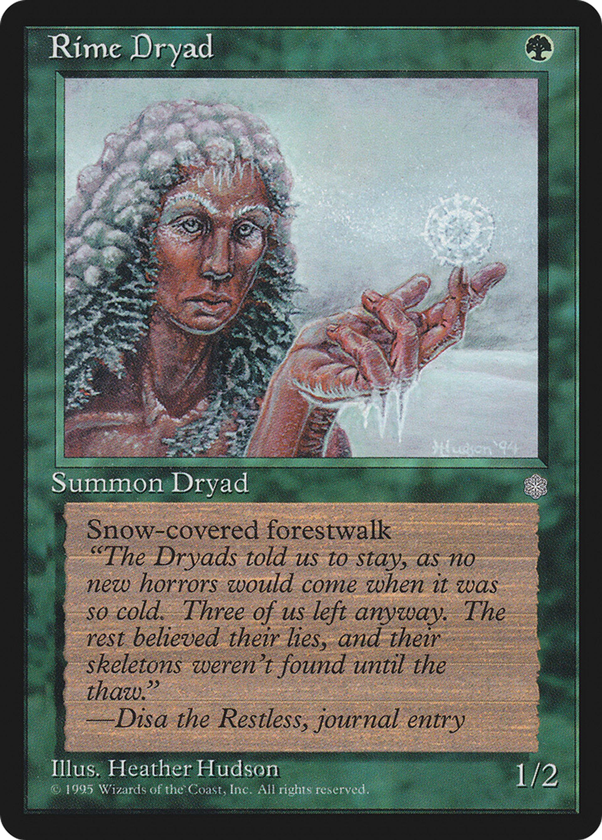 Rime Dryad — Ice Age — Magic: The Gathering