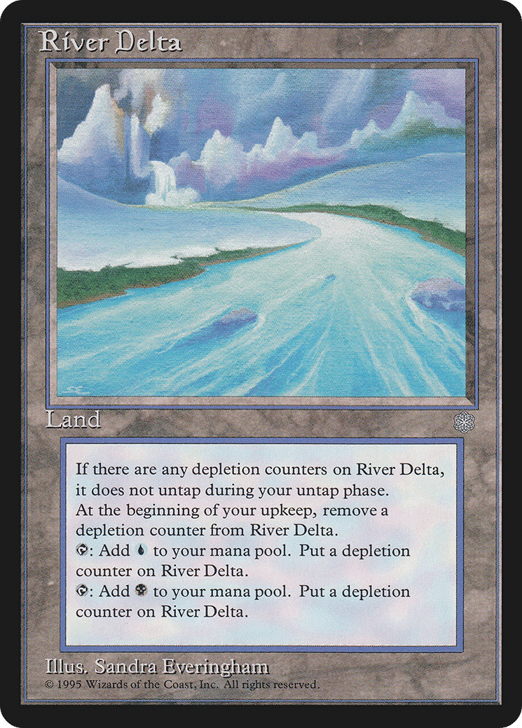 River Delta — Ice Age — Magic: The Gathering