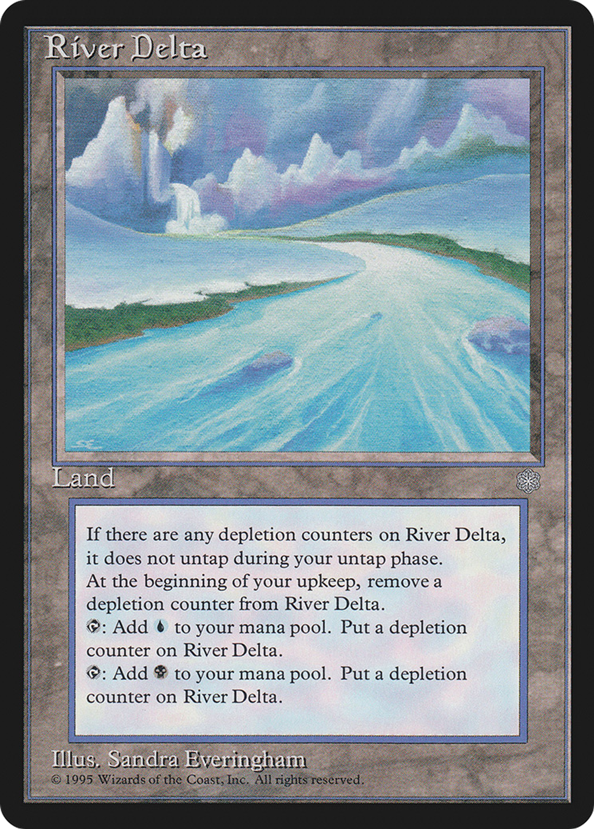 River Delta — Ice Age — Magic: The Gathering