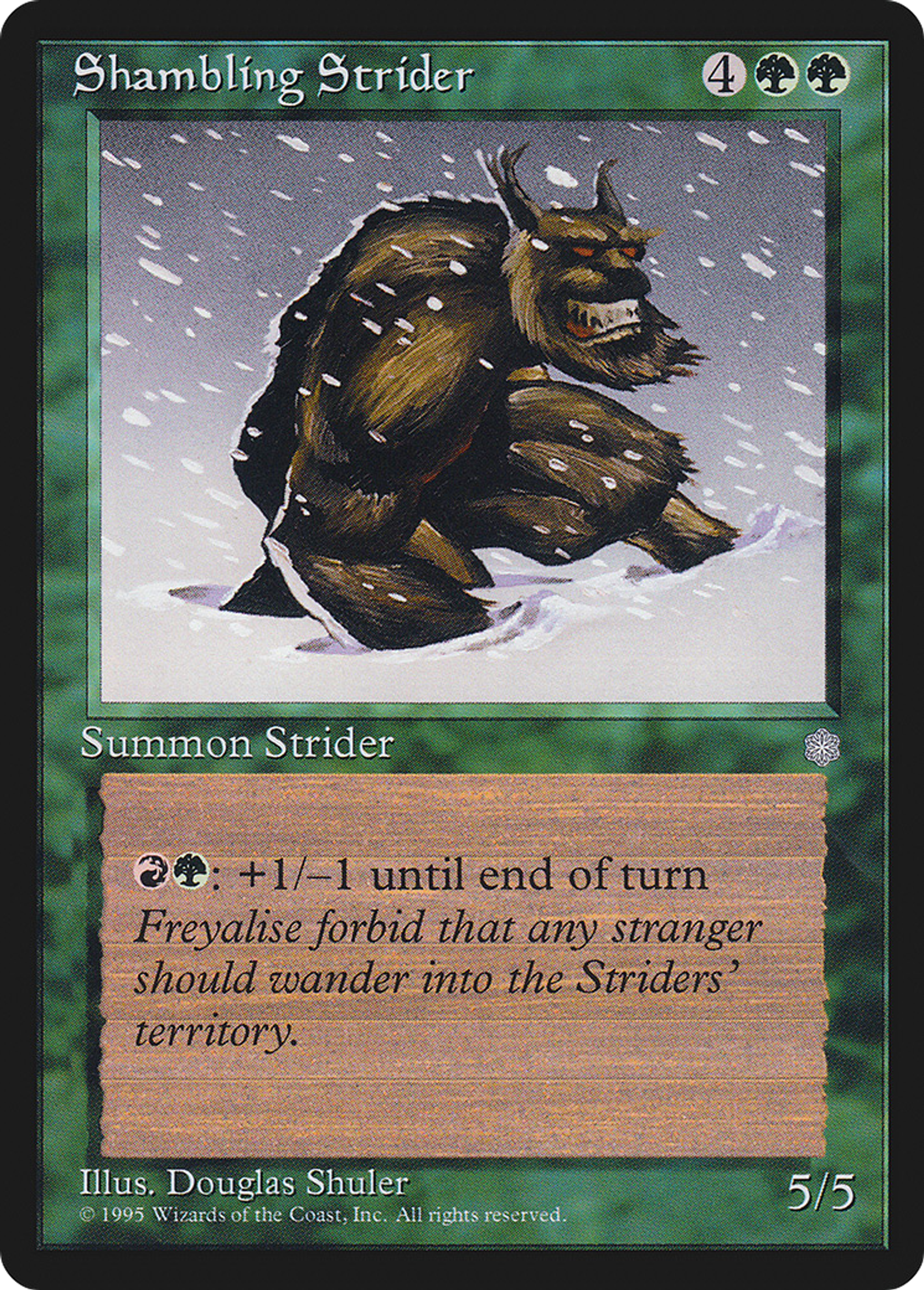 Enjambeur escogriffe — Ice Age — Magic: The Gathering