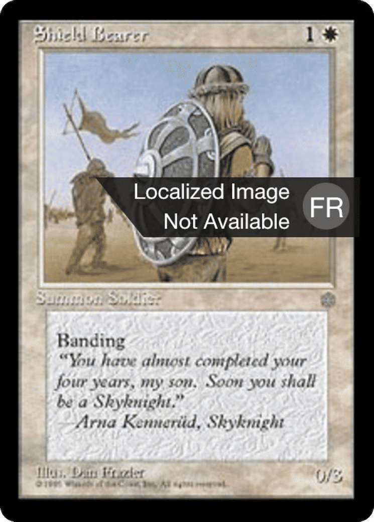 Porteur de bouclier — Ice Age — Magic: The Gathering