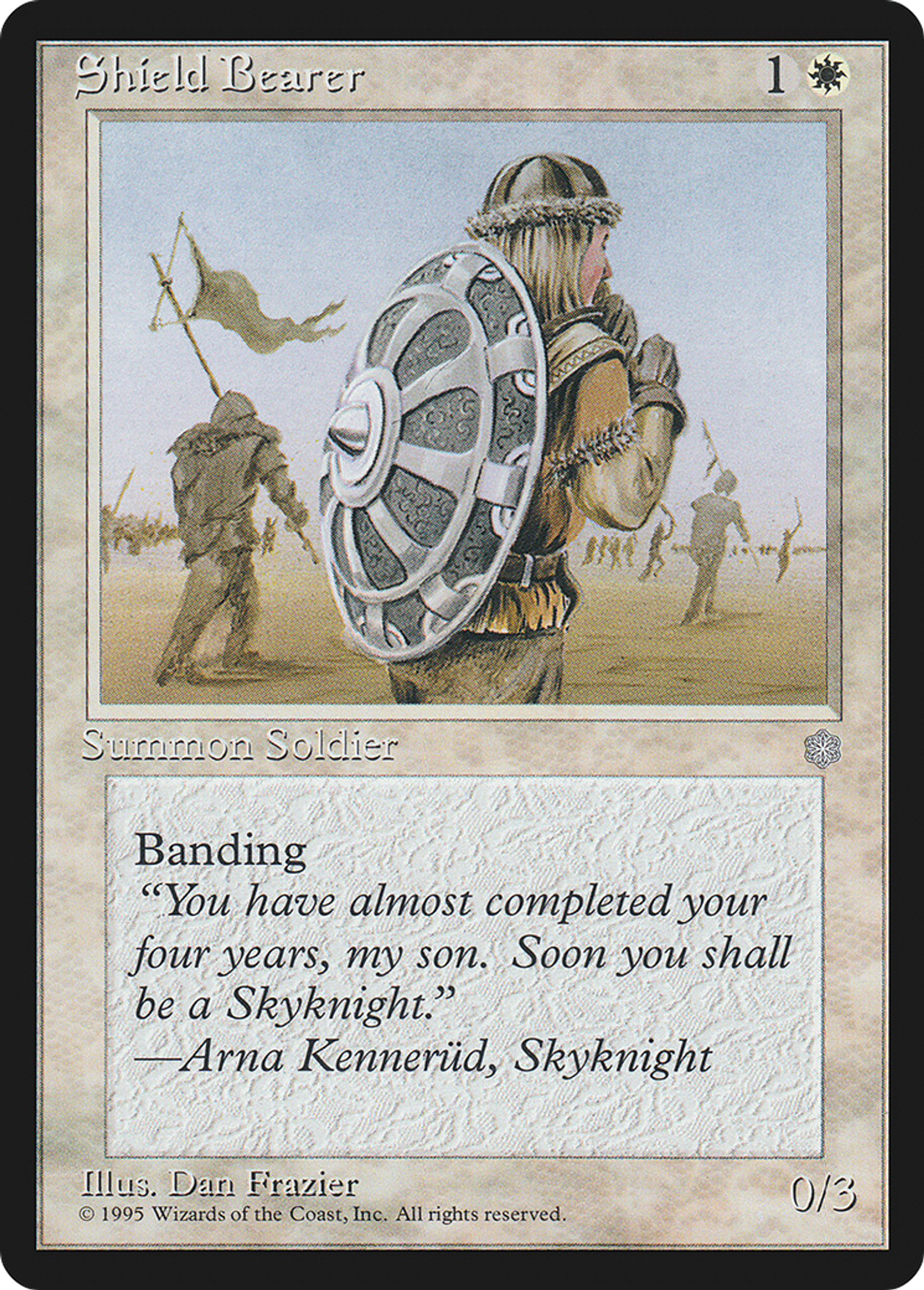 Porteur de bouclier — Ice Age — Magic: The Gathering