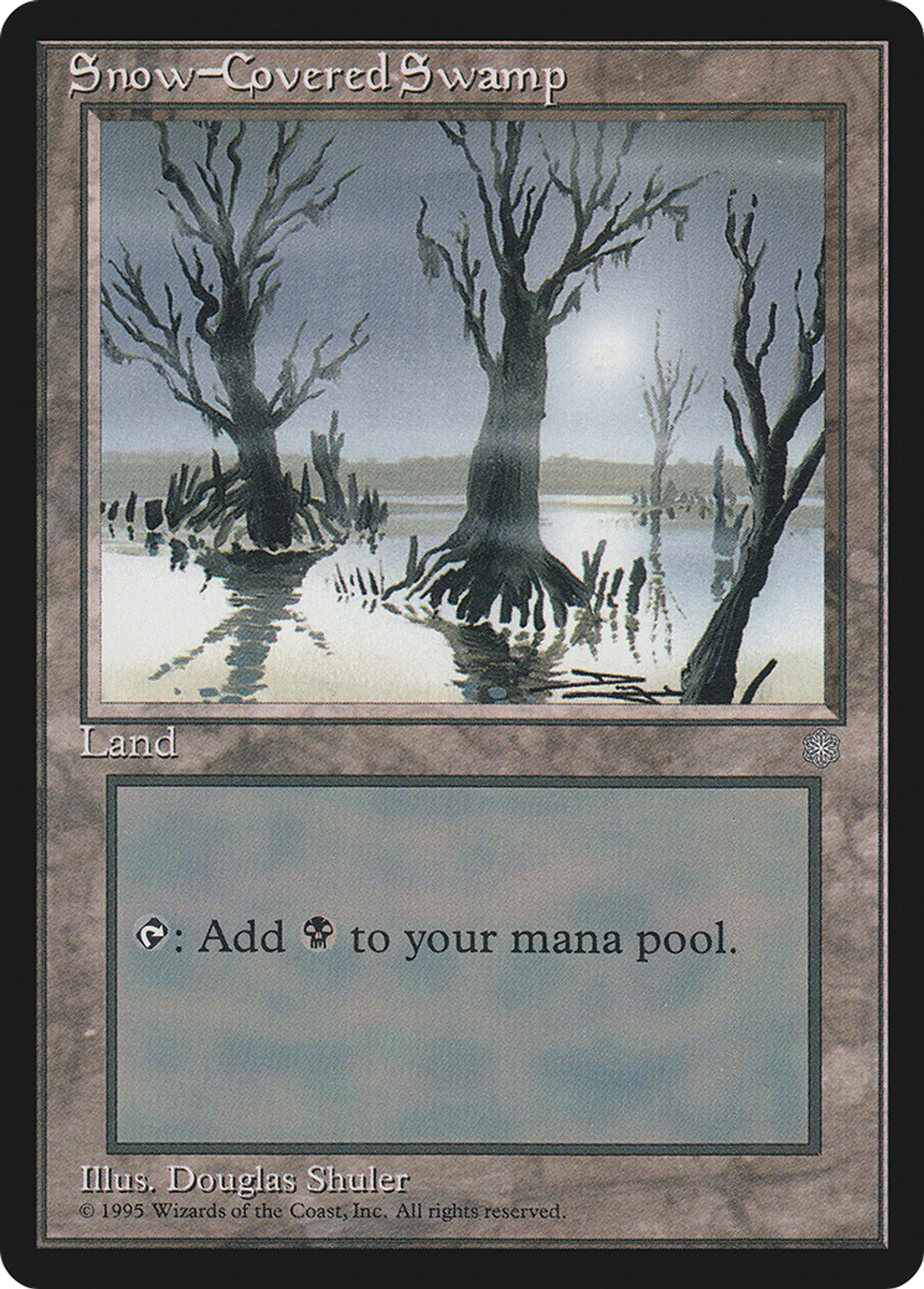 Marais enneigé — Ice Age — Magic: The Gathering