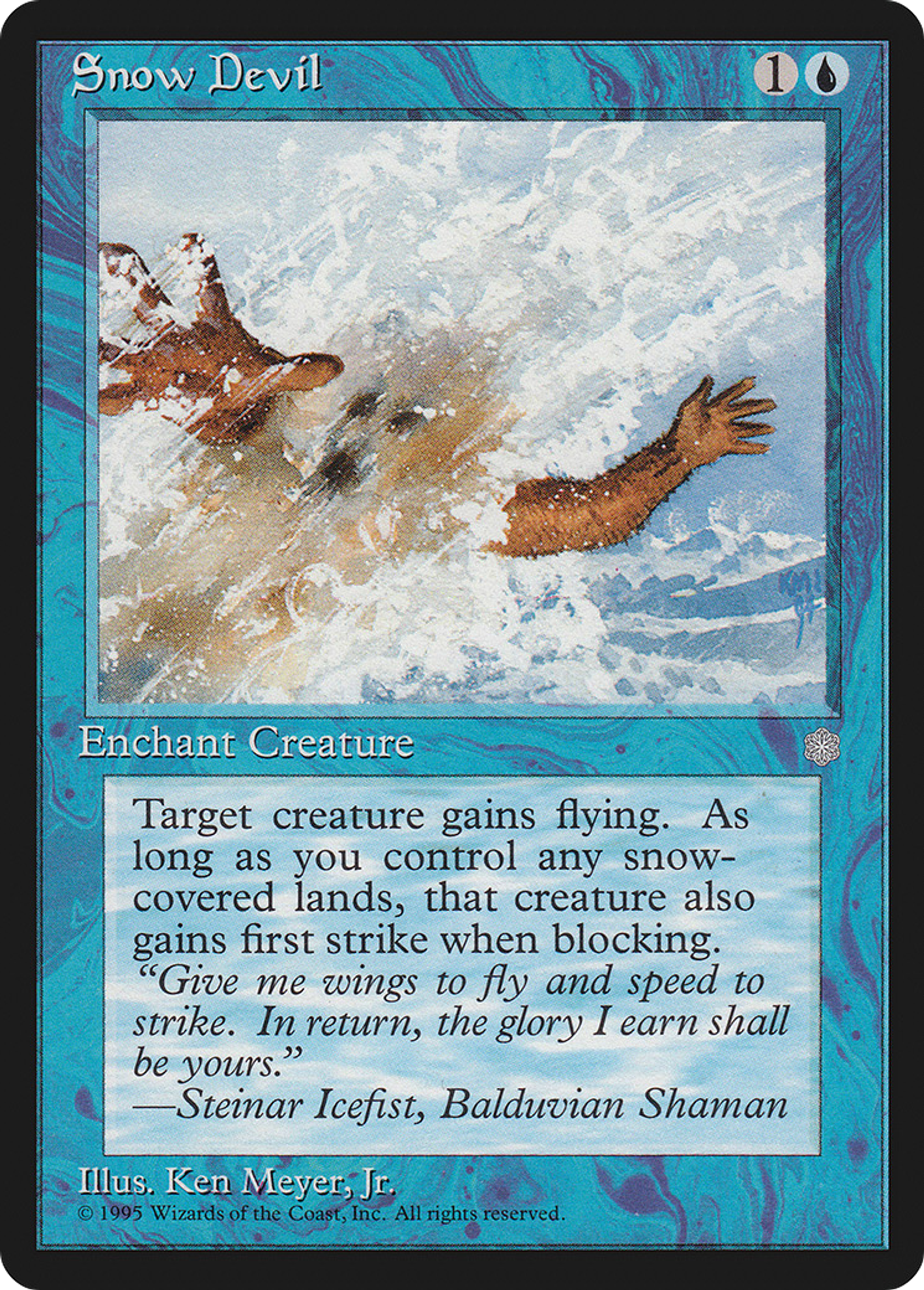 Snow Devil — Ice Age — Magic: The Gathering