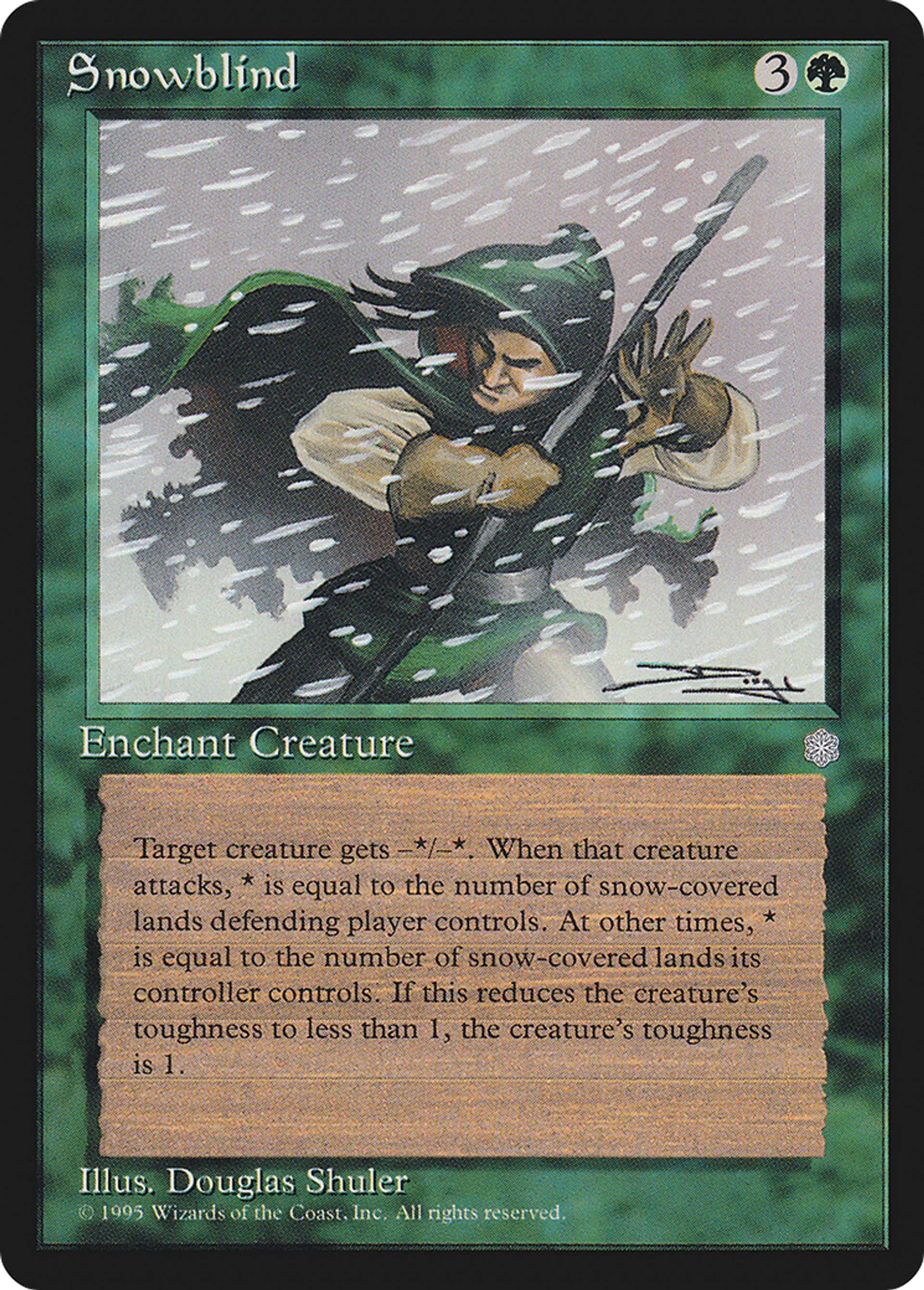 Neige aveuglante — Ice Age — Magic: The Gathering