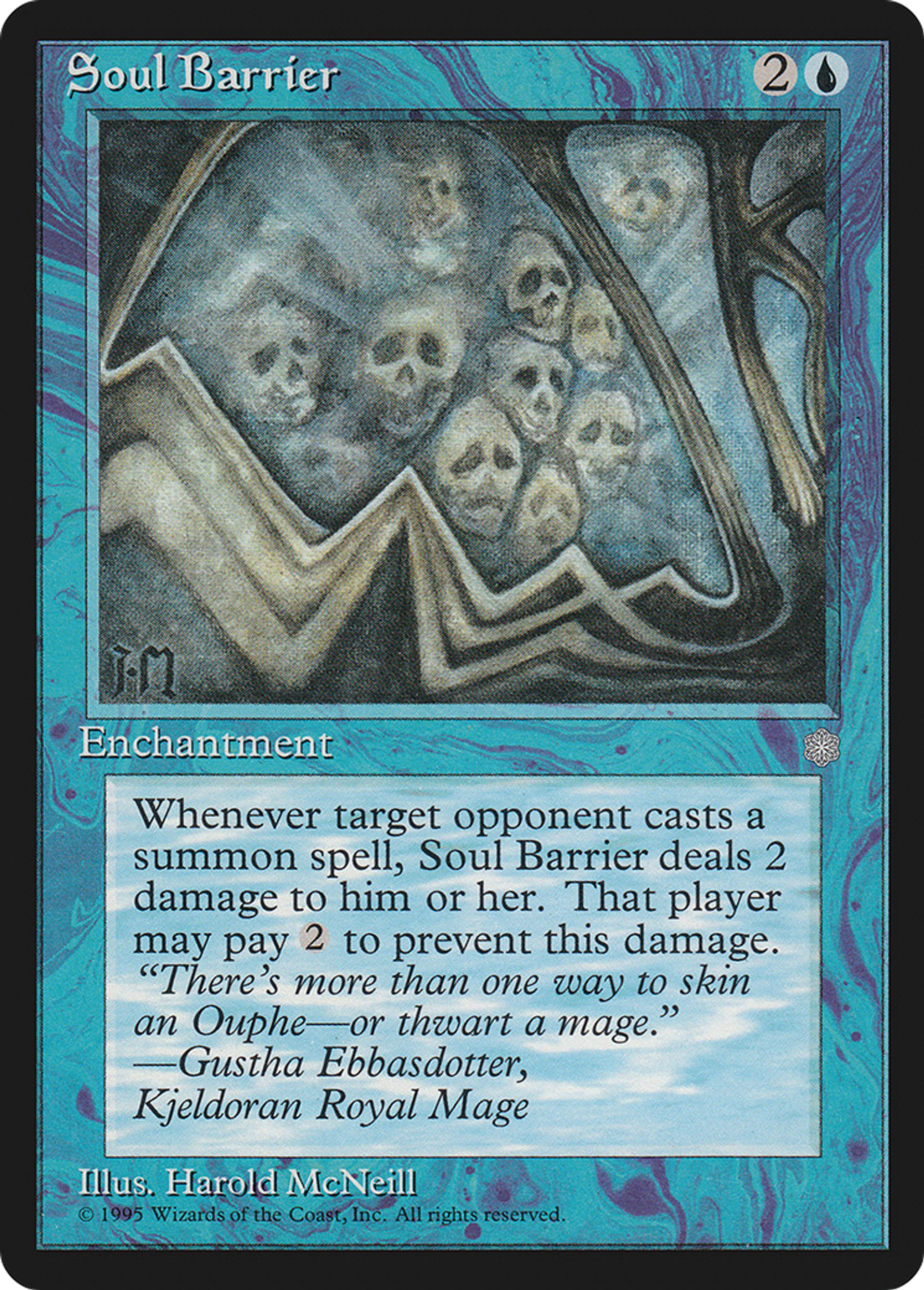 Soul Barrier — Ice Age — Magic: The Gathering